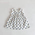 Lace Print Flower Skirt Sisters and Cotton Sleeveless Jumpsuit
